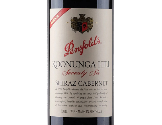 Penfolds Koonunga Hill 76 Shiraz Cabernet 2017 Barossa Valley Barossa