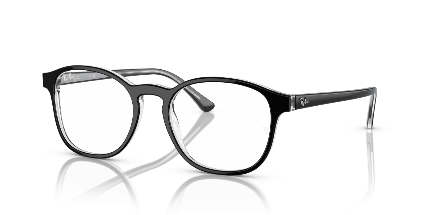 RB5417 OPTICS - Negru lucios pe transparent