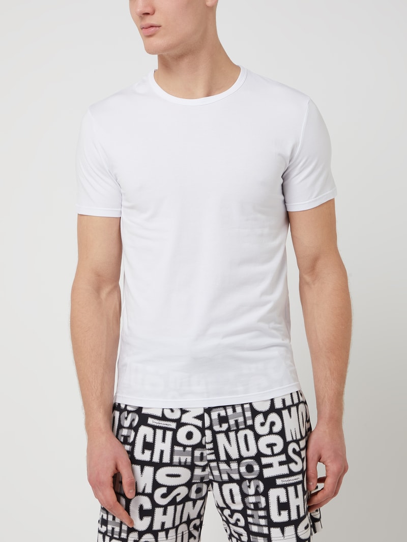 T-Shirt im 2er-Pack in weiß