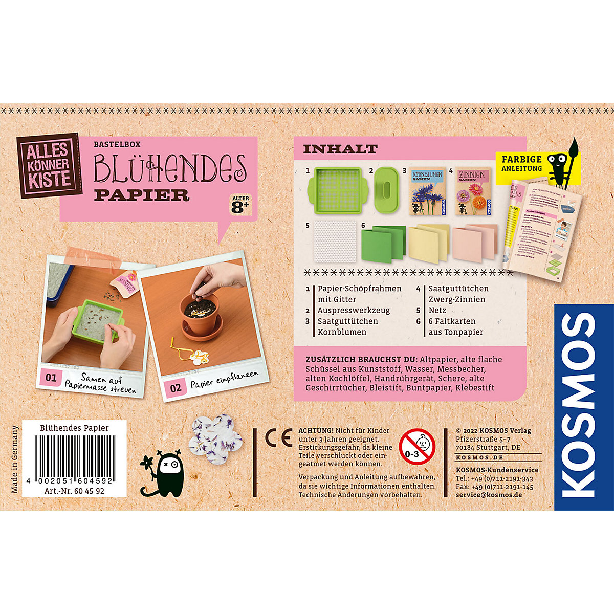 Bastelbox Blühendes Papier