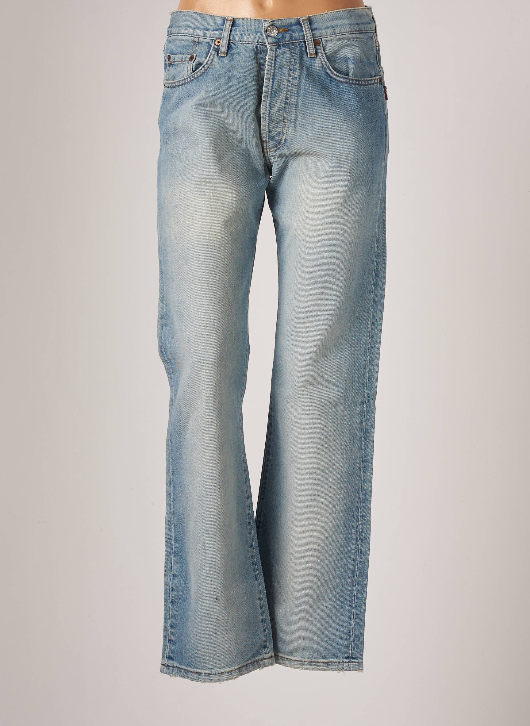 Chefdeville Jeans Coupe Droite Femme couleur bleu