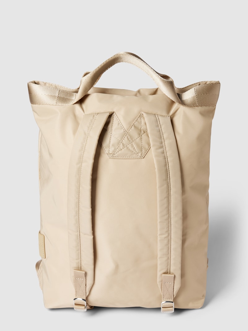 Rucksack mit Label-Detail Modell 'EMNI' in sand