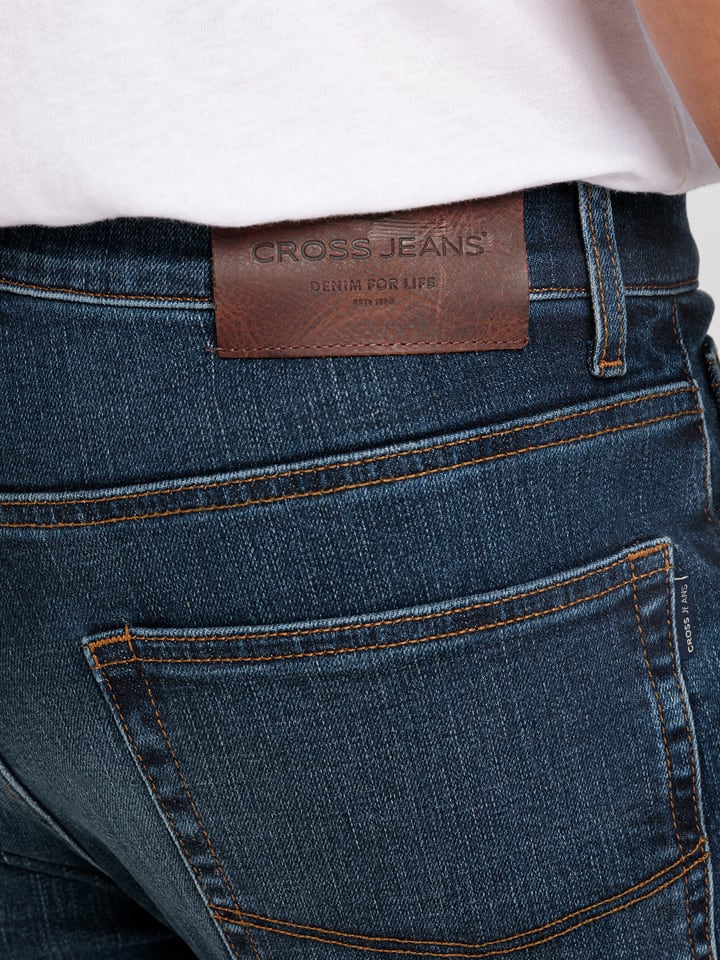 Cross Jeans Jeans - Slim fit - in Dunkelblau günstig kaufen