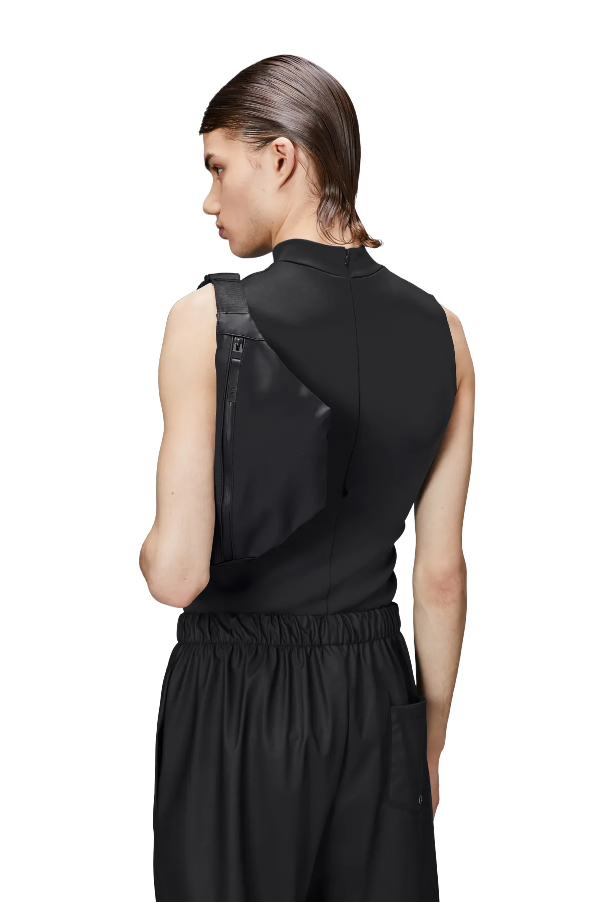 Rains  Gürteltasche Unisex Schwarz