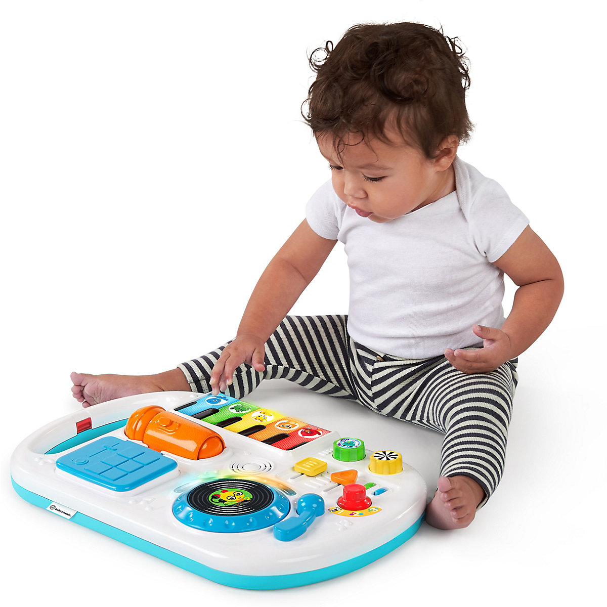 Baby Einstein, Musical Mix ‘N Roll 4-in-1 Lauflernhilfe und Spieltisch mit Musik, Lichtern, abnehmbarer Spielstation und vielem mehr, mehrfarbig