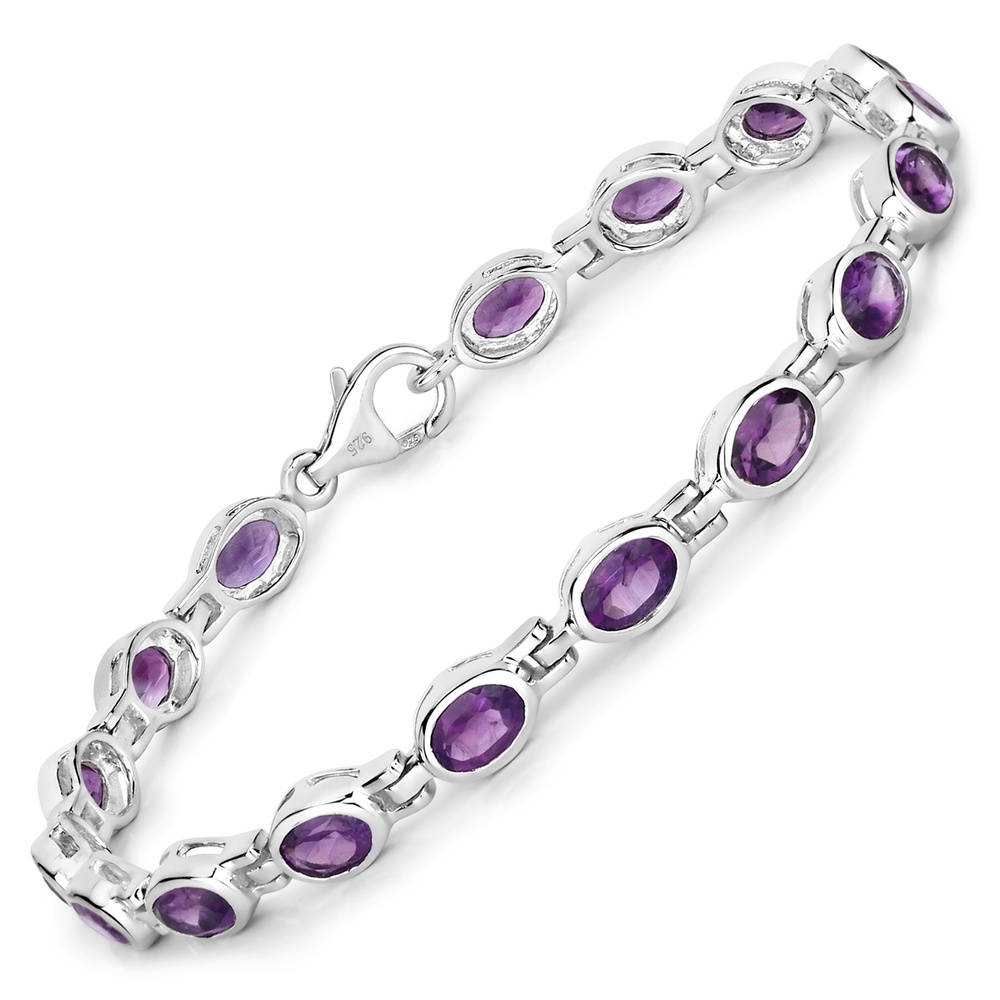Rafaela Donata Bracelet Argent sterling Améthyste en Argent Bracelet