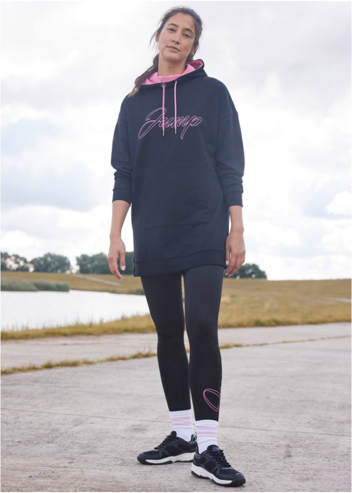 Oversize Sweatshirt mit Kängurutasche