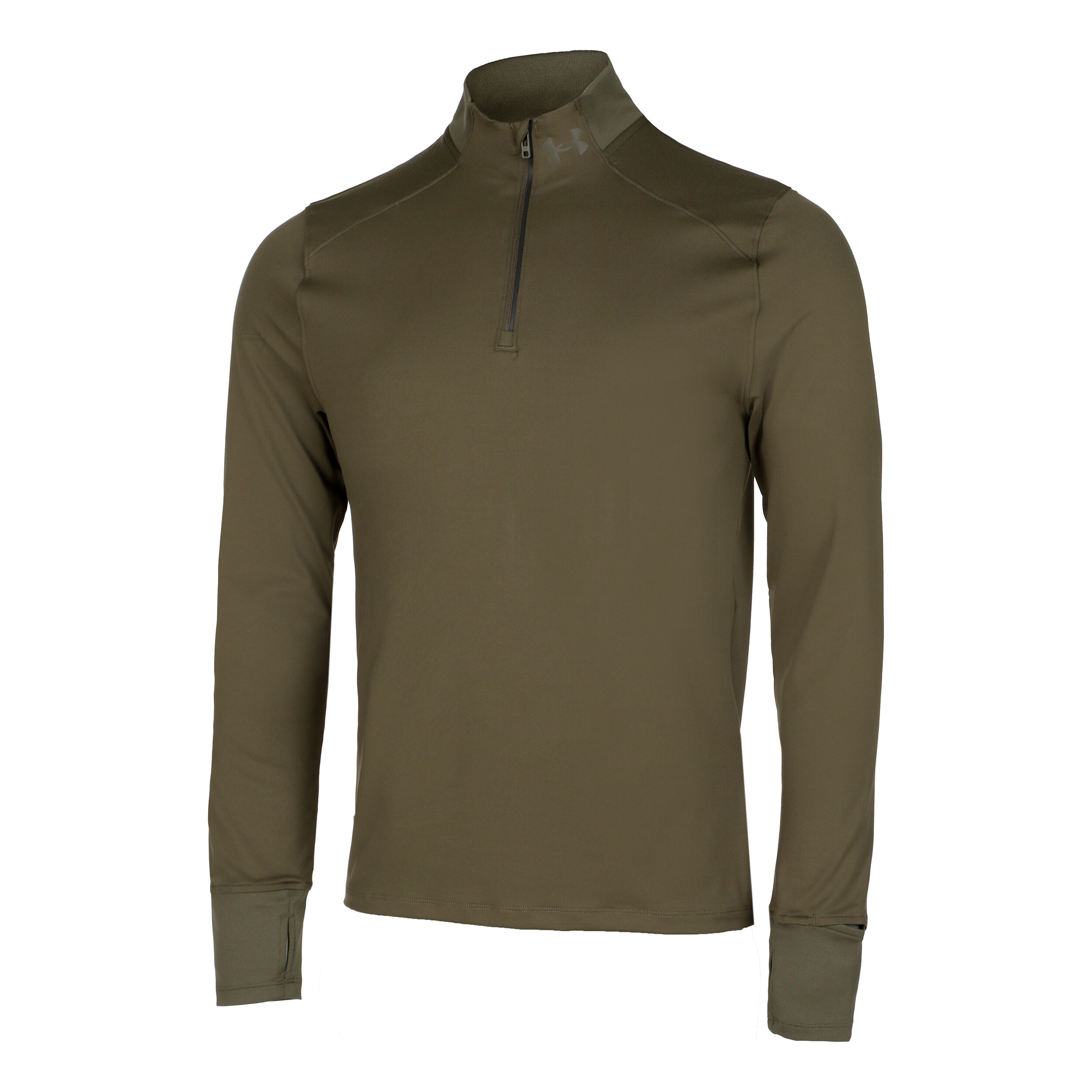 Qualifier Run 1/4 Zip Lauftop Herren - Grün