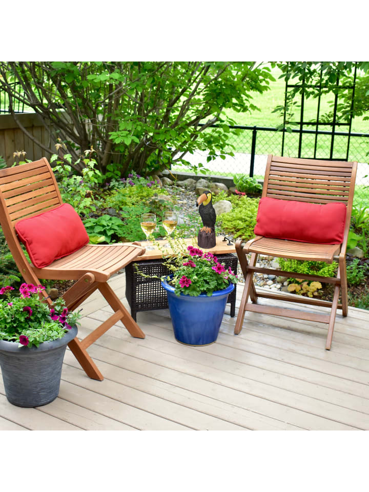 relaxdays Gartenfigur Vogel in Schwarz/ Braun günstig kaufen onesize