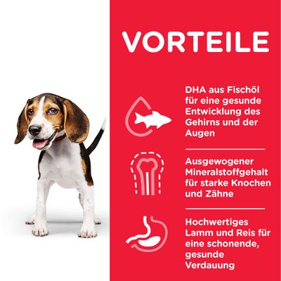 Hill's Science Plan Puppy <1 Medium mit Lamm & Reis