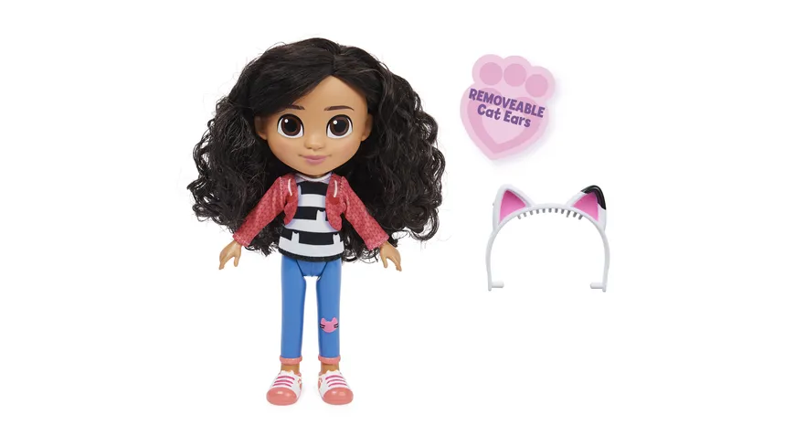 Spin Master Gabby‘s Dollhouse, 20cm große Gabby Girl Puppe, geeignet für Kinder ab 3 Jahren bunt