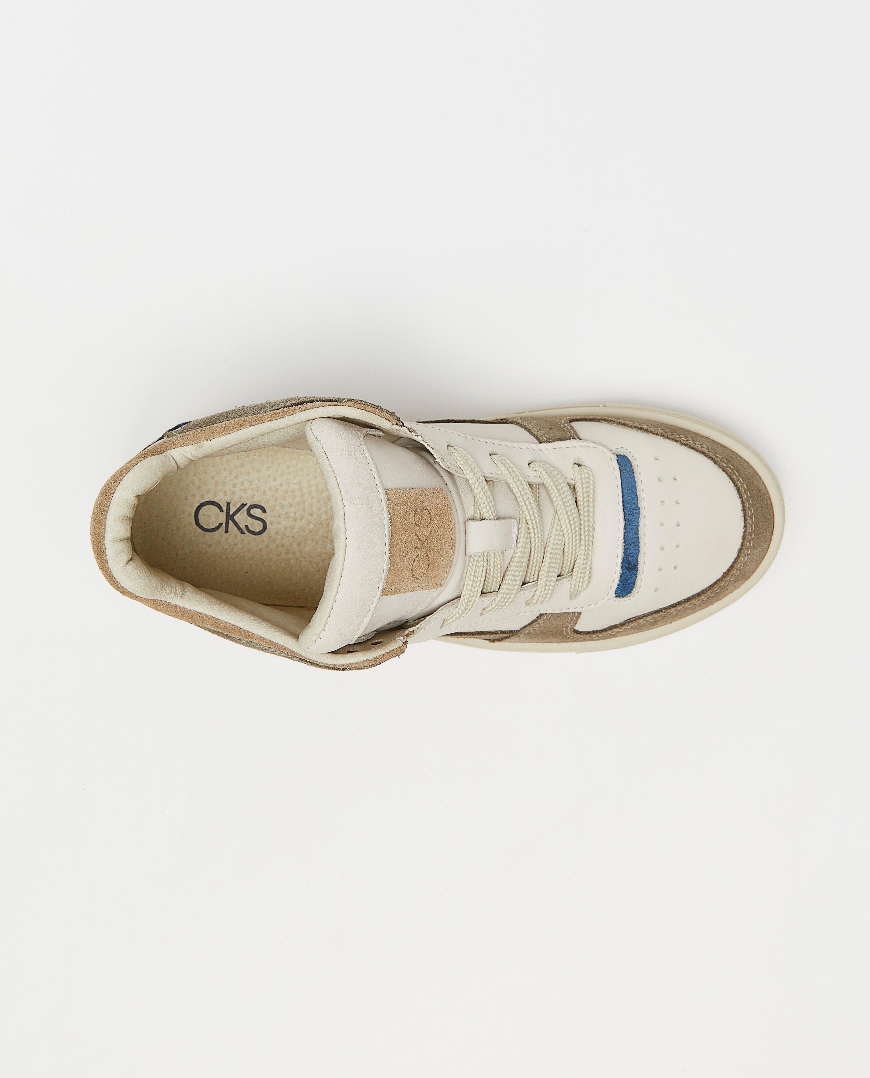 CKS színblokkos tornacipő, 36-39-es khaki méret