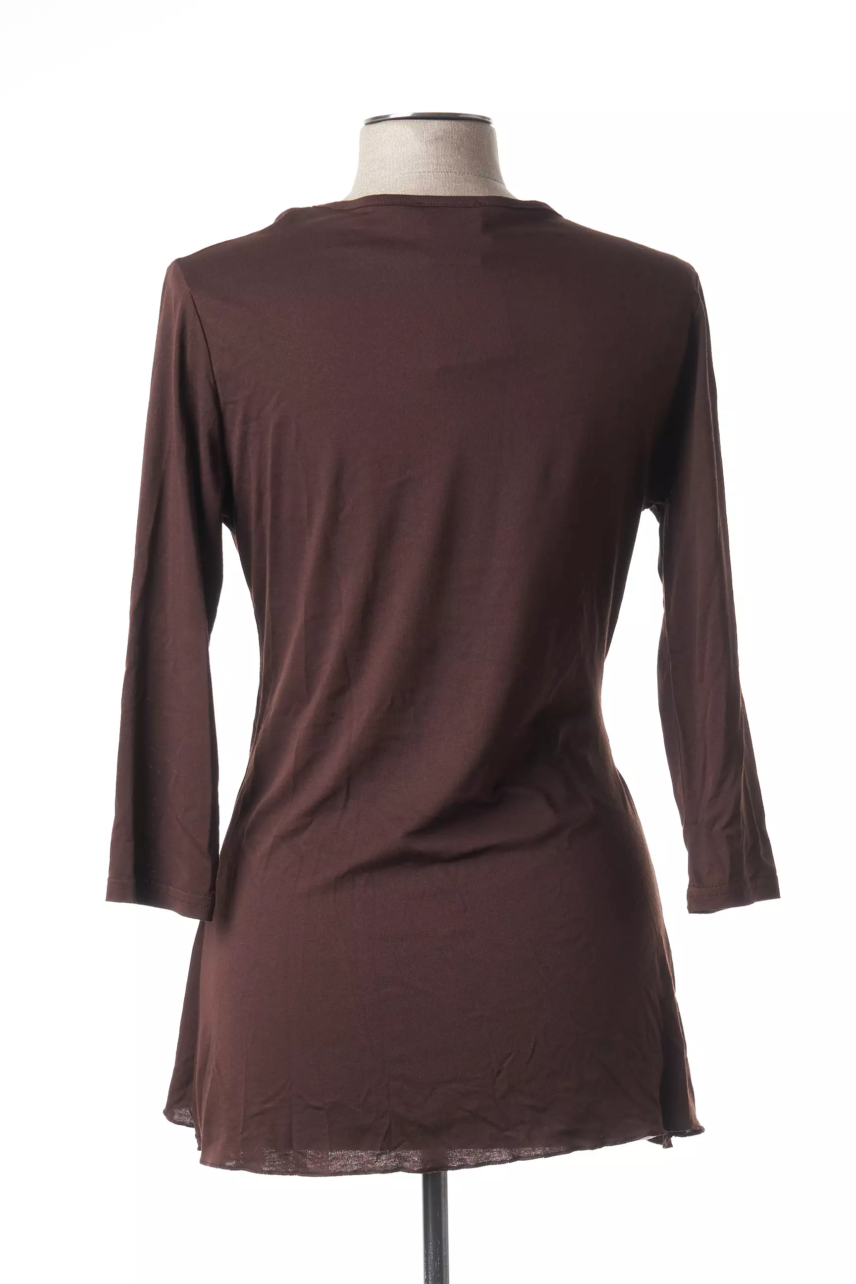 Occo Paris Tuniquemanchelongue Femme couleur marron