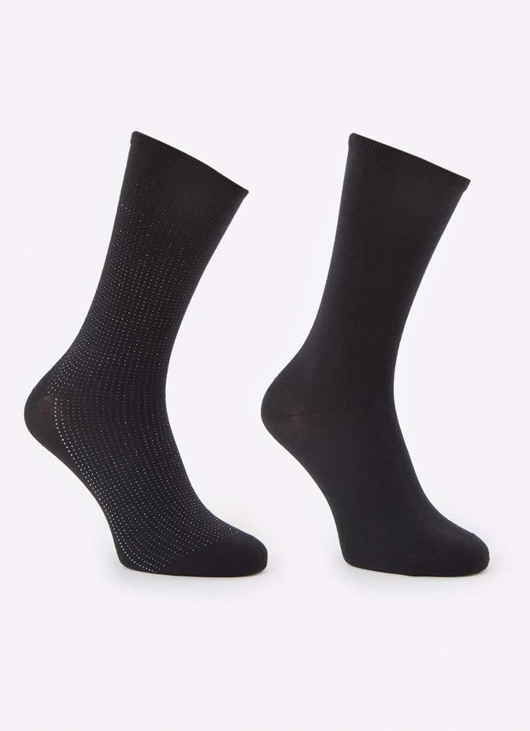 Chaussettes HUGO BOSS en mélange de coton, lot de 2