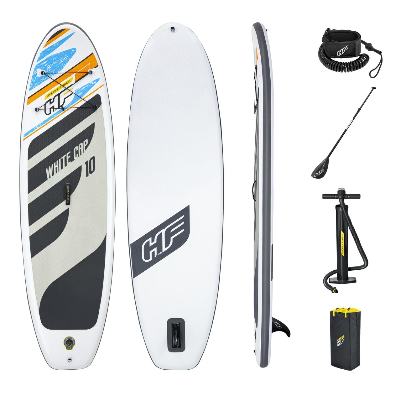 Bestway Hydro-Force™ SUP Allround Board-Set White Cap 305 x 84 x 12 cm