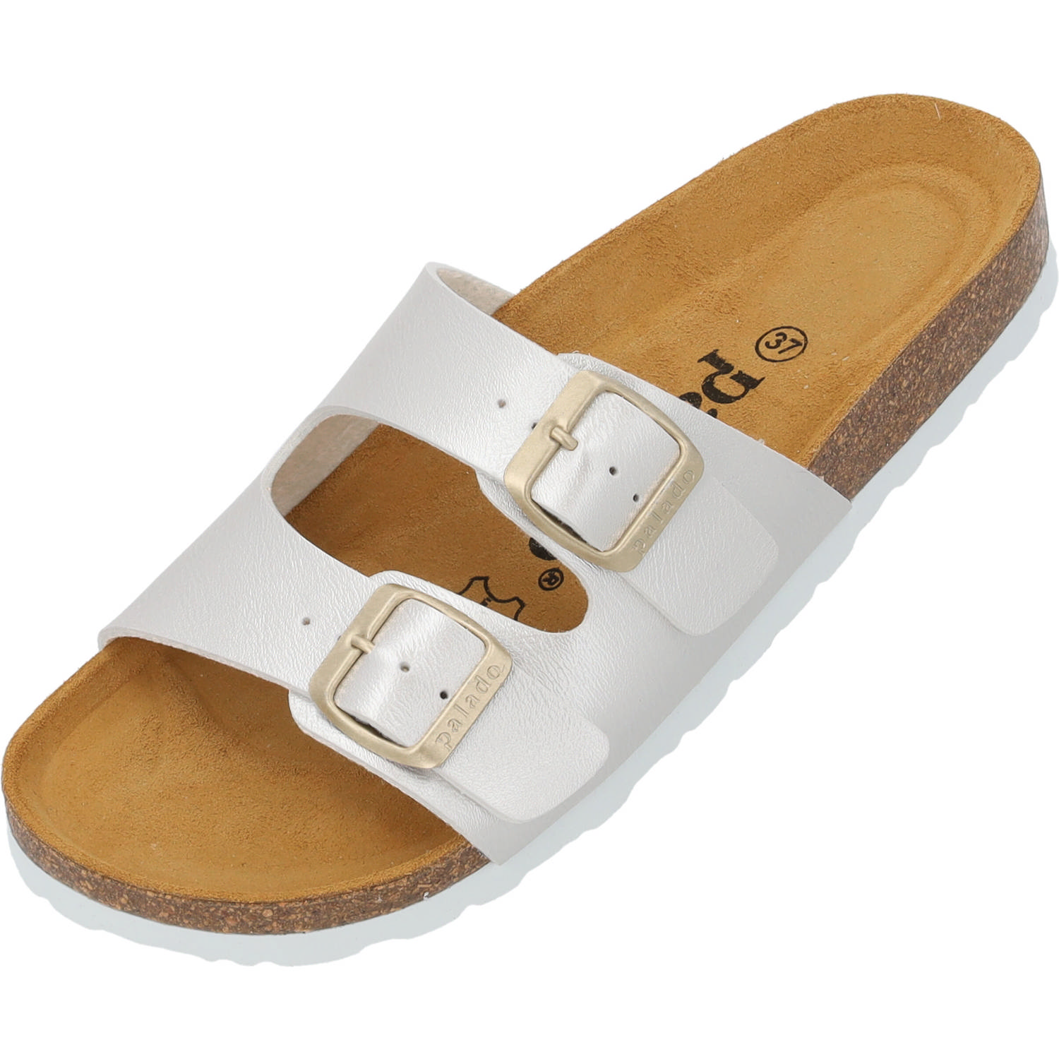 Palado Milos Metallic, Pantoletten, Damen, silber metalic