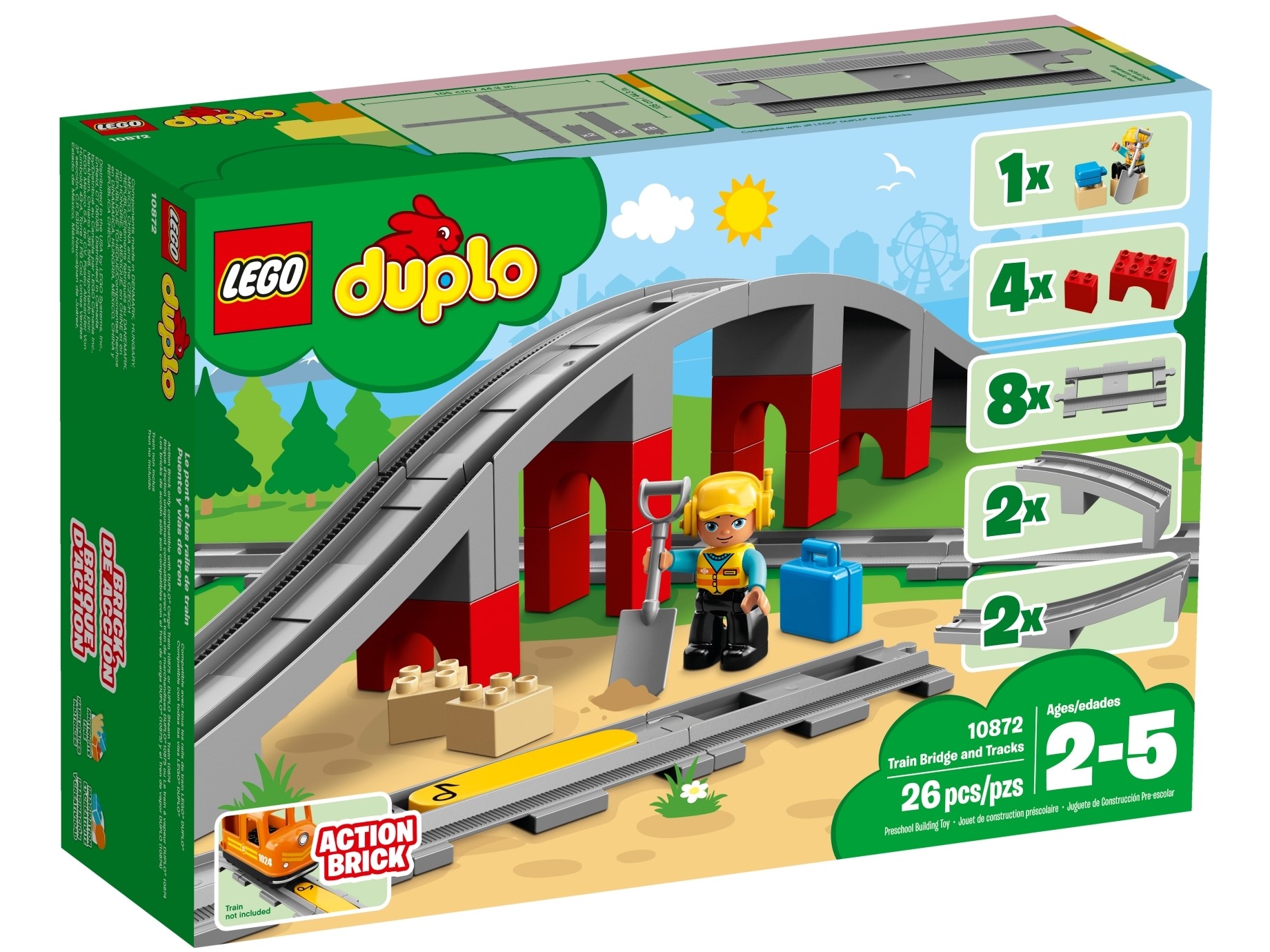 Les rails et le pont du train 10872