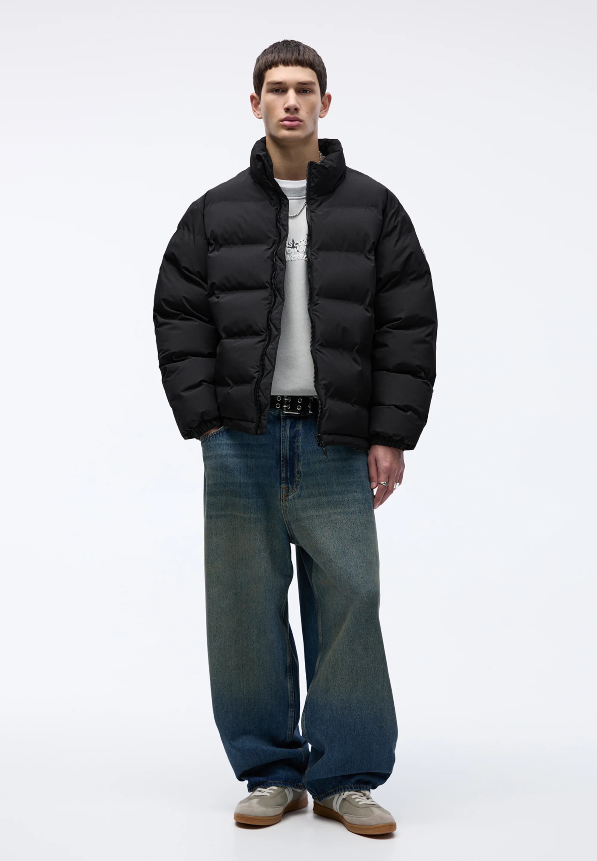 PULL&BEAR BASIC COLORED-PUFFER- Chaqueta de invierno