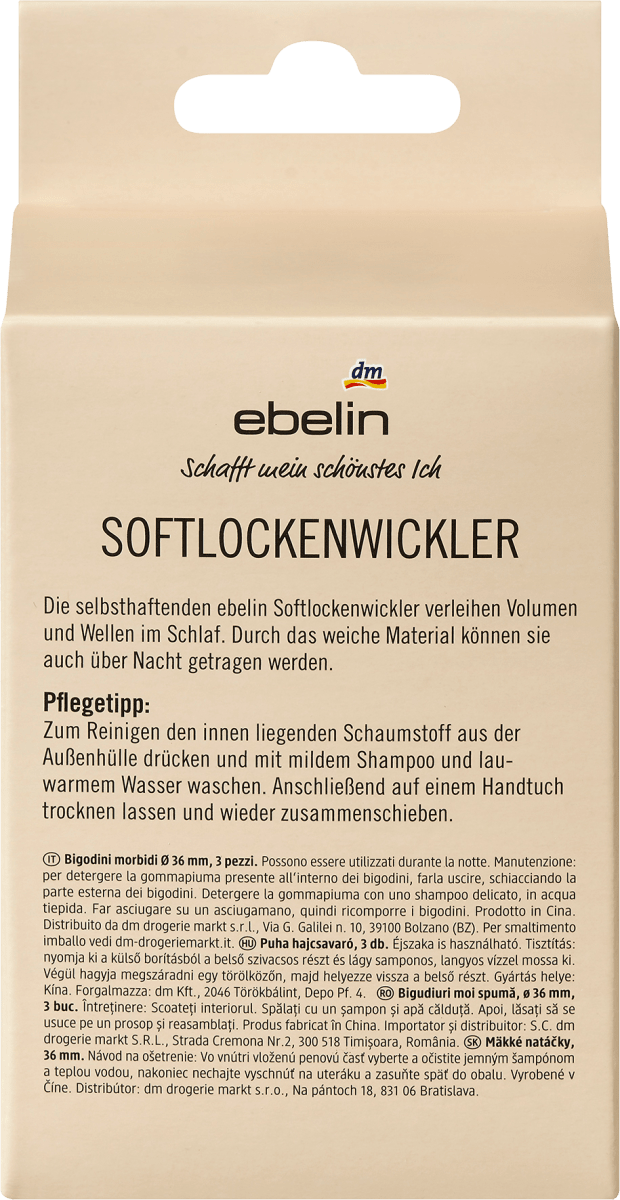 Softlockenwickler 36mm, 3 St