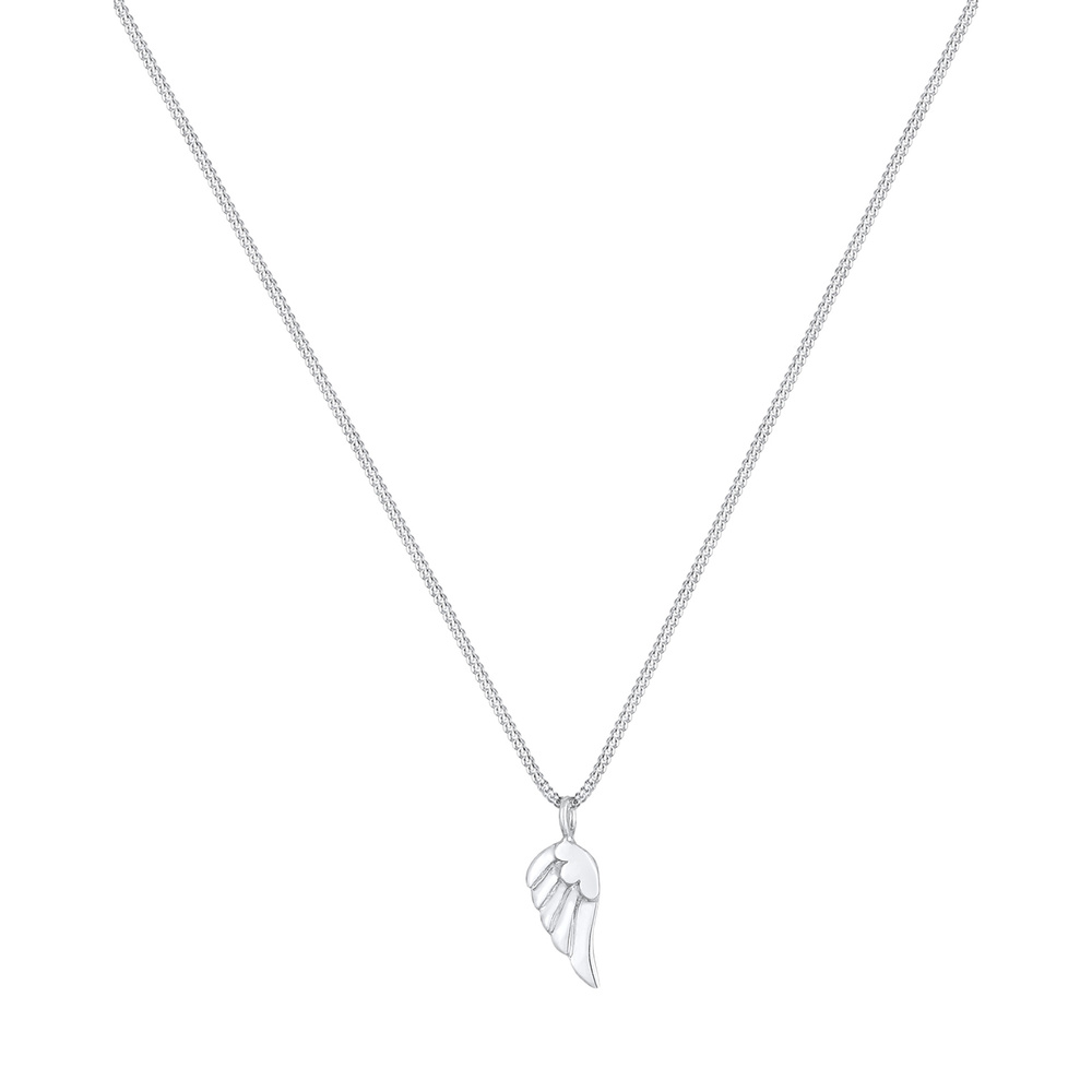 Elli Elli Collier Ailes Pendentif Ange Foi Réligion Collier Enfants - (925/1000) Argen collier
