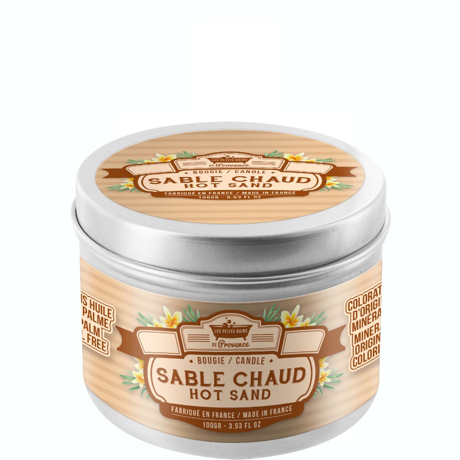 Les Petits Bains de Provence Bougie Parfumée Sable Chaud