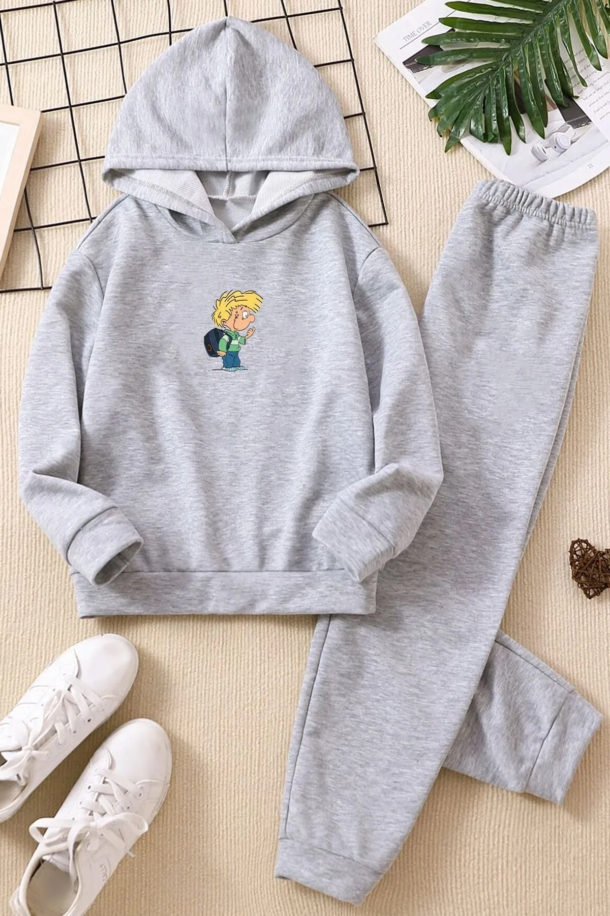 uyguntarz  Cedric Üzümlü Kekim-Trainingsanzug-Set für Kinder