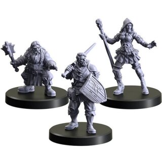 MFC - The Witcher Miniaturen - Handwerker - Waffenknecht - Magier