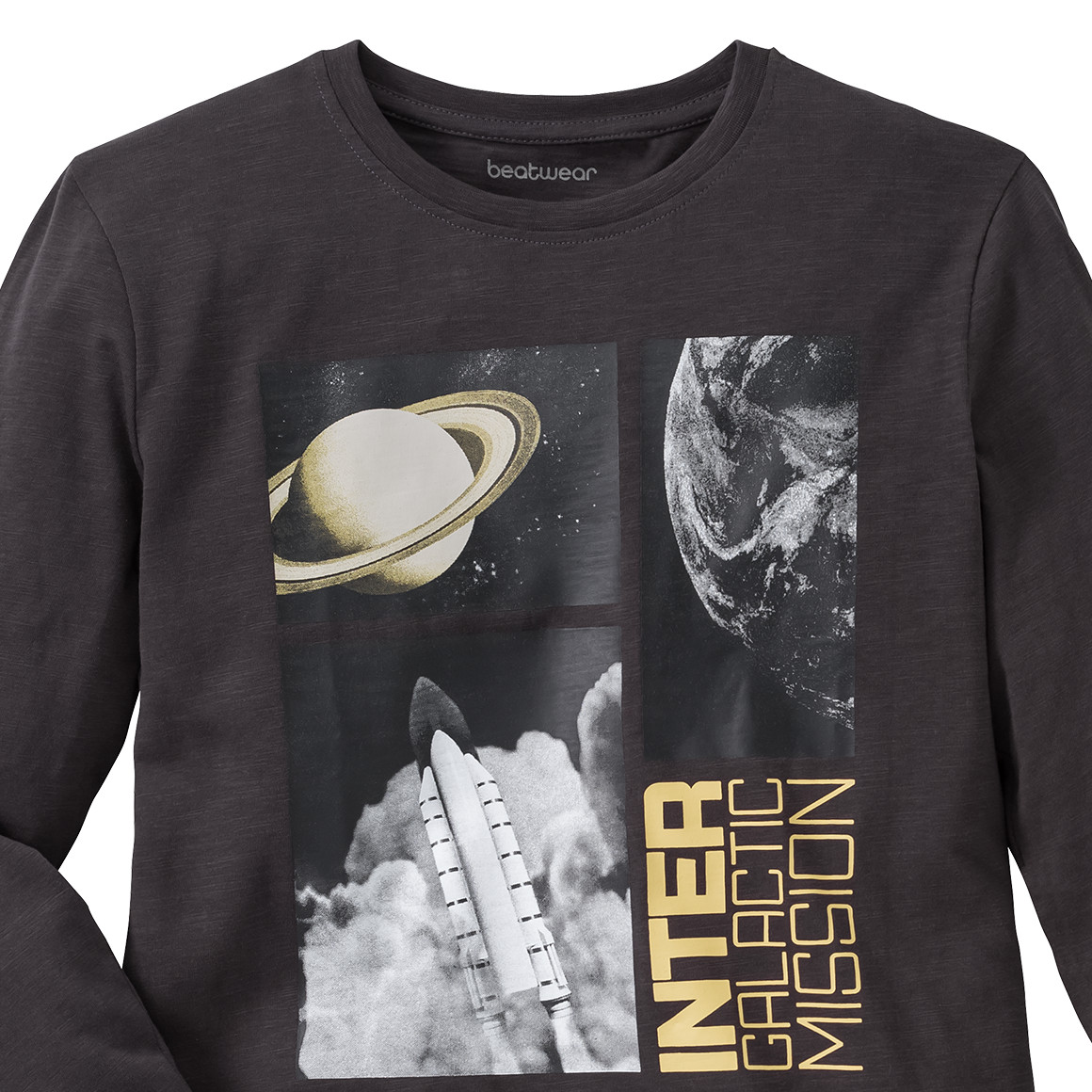 Jungen Langarmshirt mit Foto-Print