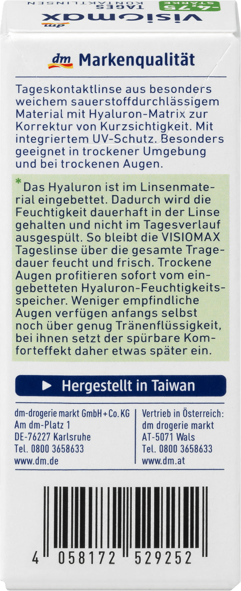 Tageslinse -4,75, 8 St
