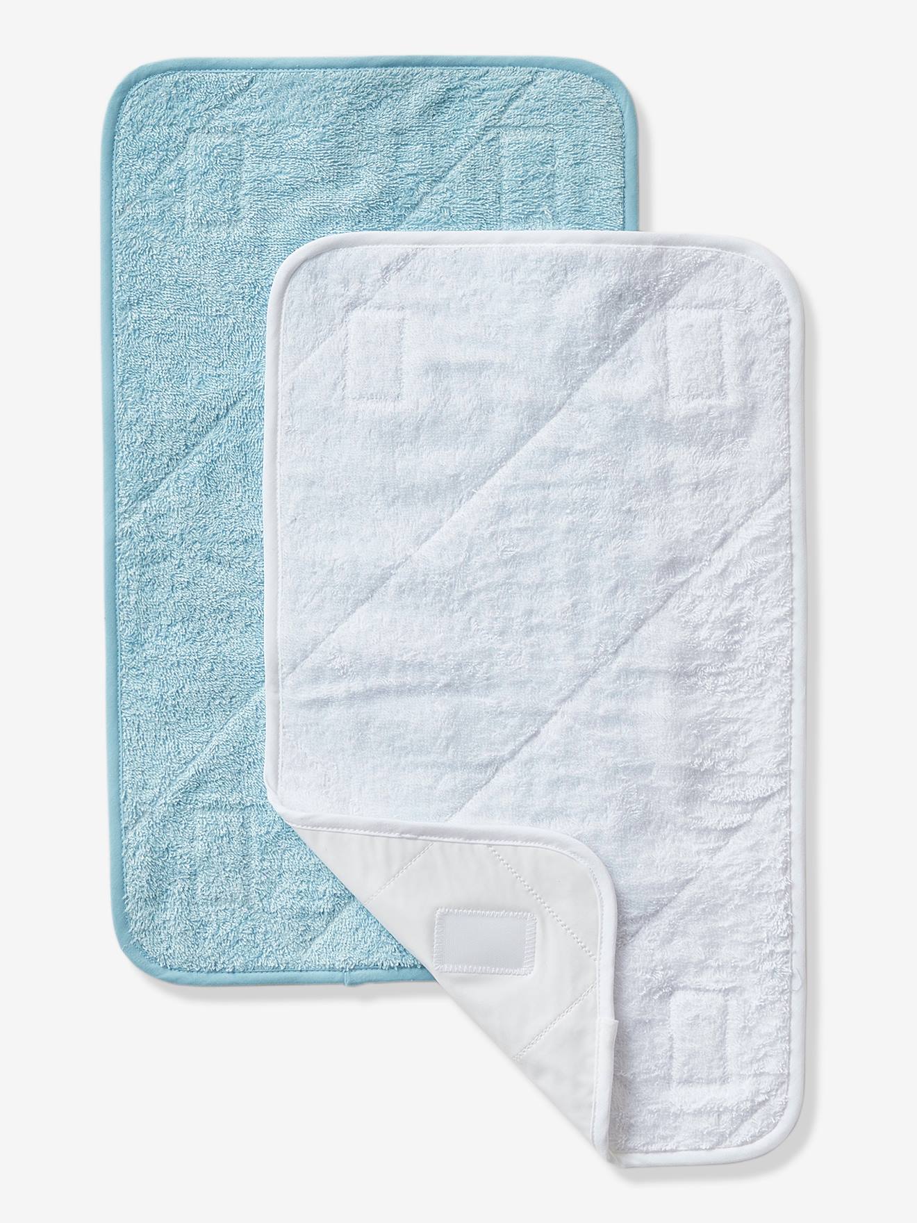 Lot de 2 tapis pour matelas à langer Basics blanc