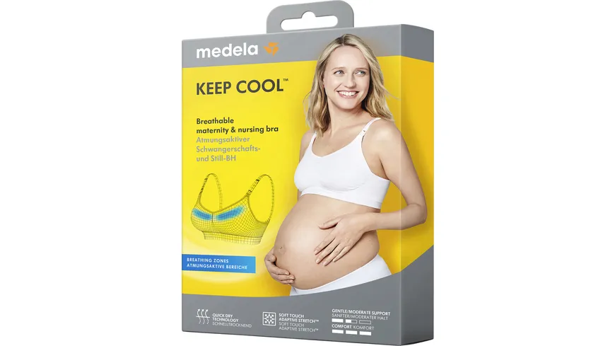 Medela Keep Cool™ Schwangerschafts- und Still-BH weiß, Gr. XL weiß