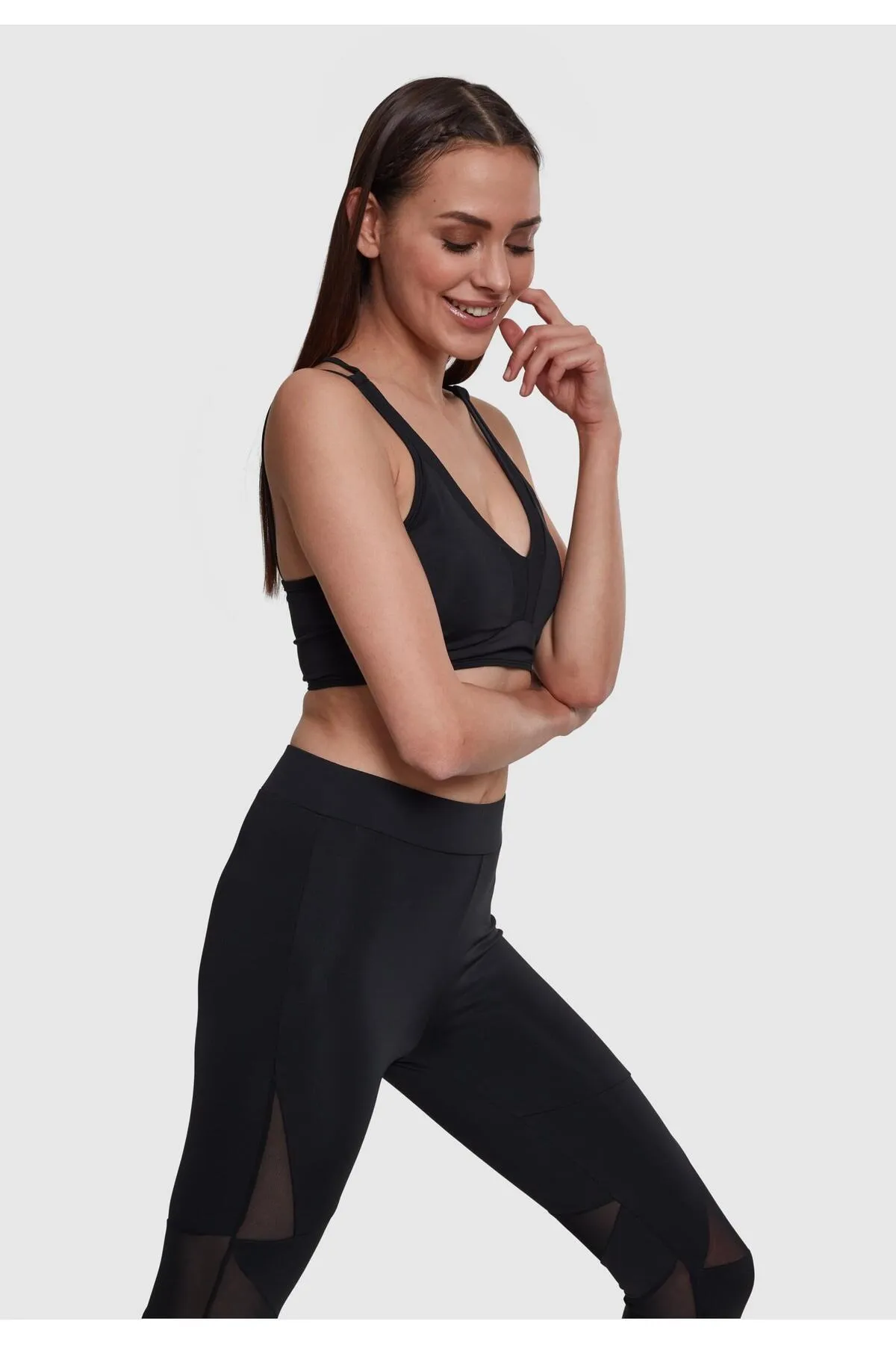 Urban Classics  Damen Ladies Tech Mesh Crossback Bra