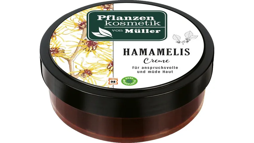 Pflanzenkosmetik von Müller Hamameliscreme 100 ml