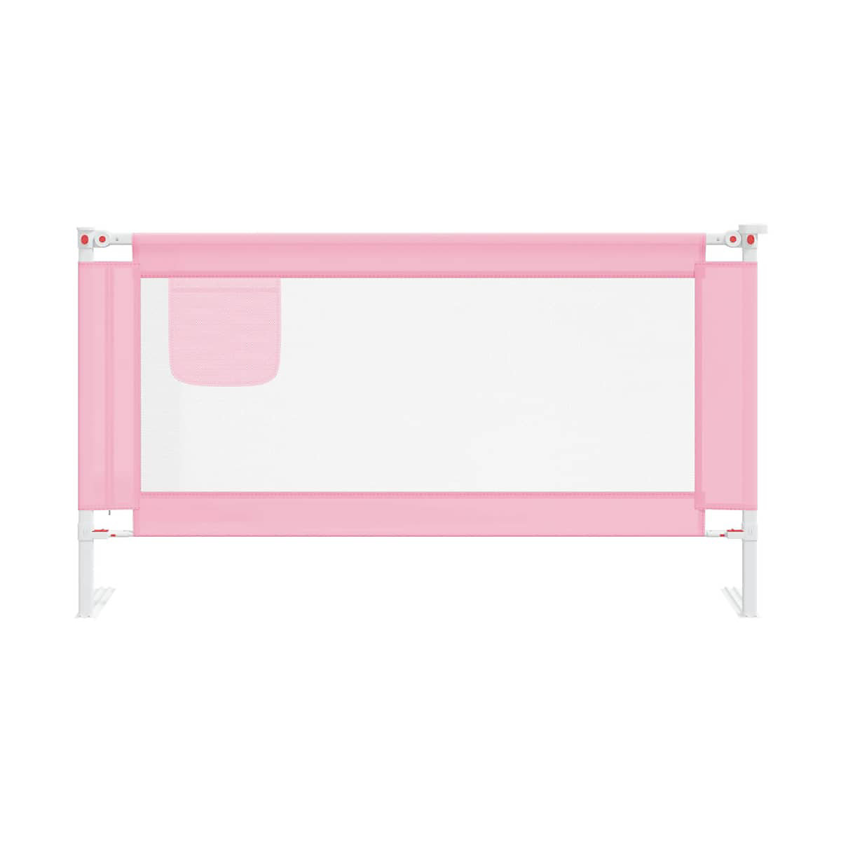Kleinkind-Bettschutzgitter Rosa 150x25 cm Stoff