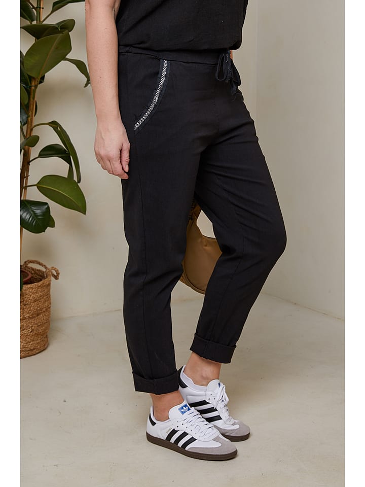 Curvy Lady Hose in Schwarz günstig kaufen