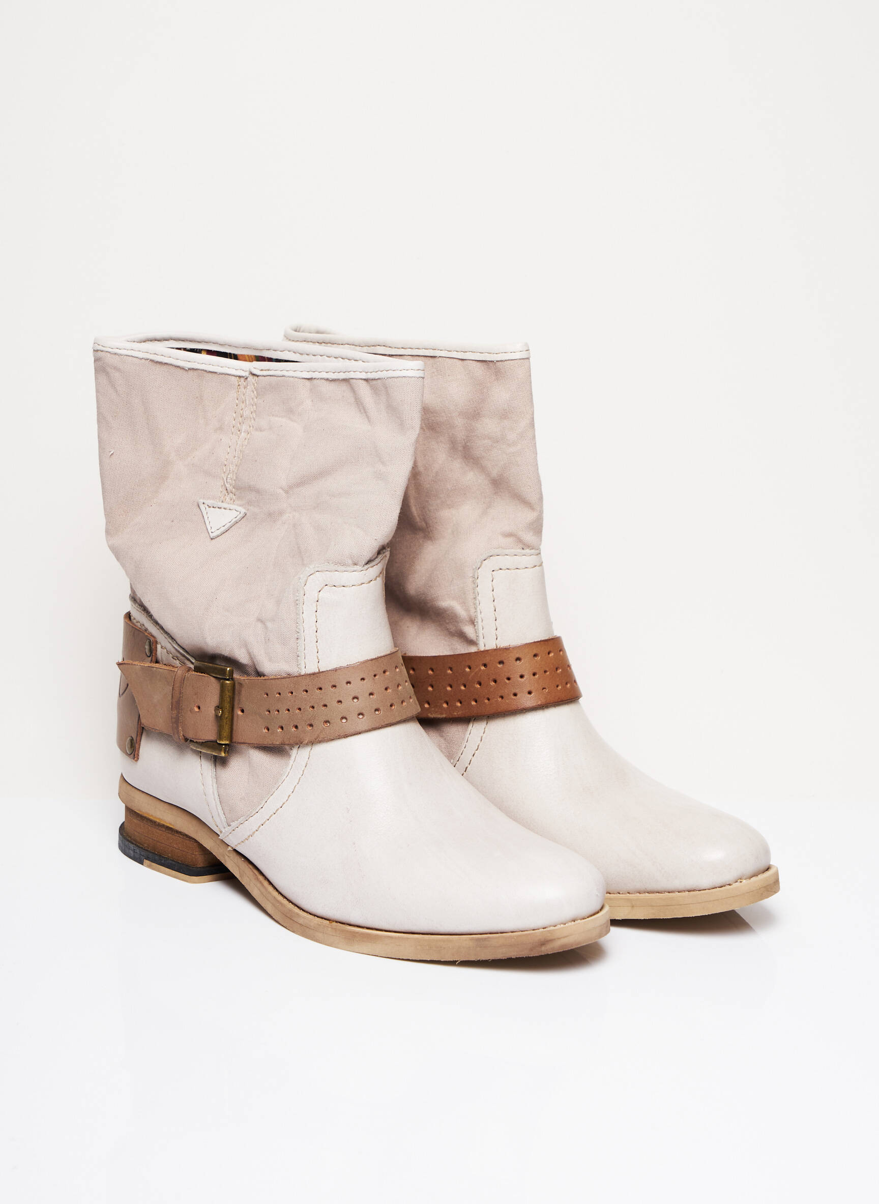 Felmini Bottines Femme couleur beige