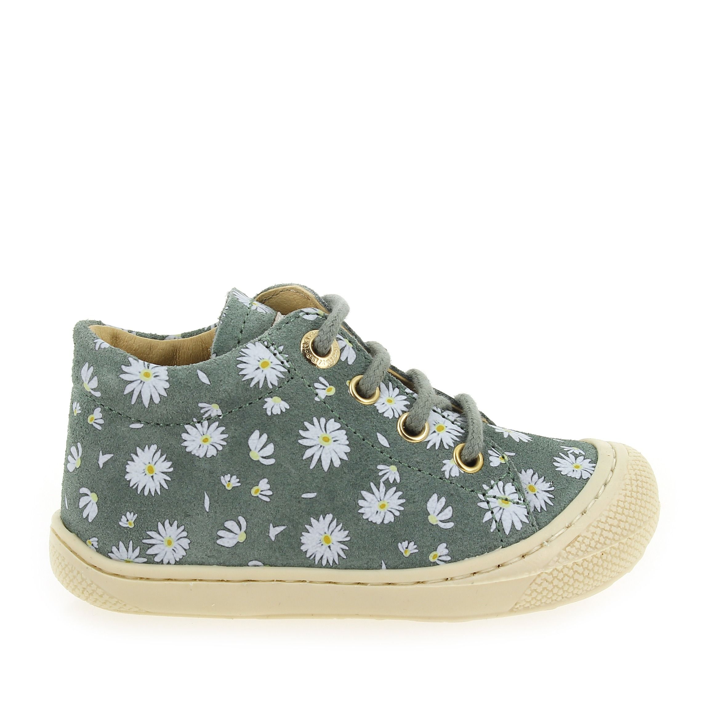 Naturino  COCOON SUEDE PR - Kaki Blanc