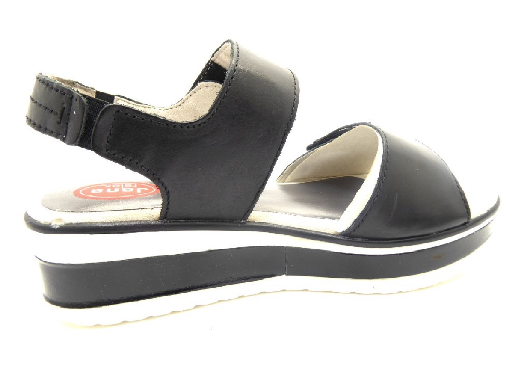JANA Klassische Sandalen schwarz