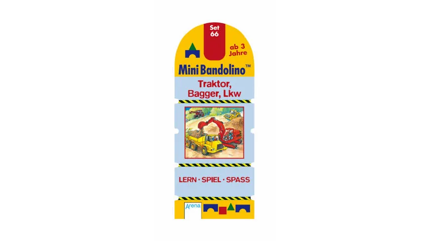 Traktor, Bagger, LKW Mini-Bandolino Set 66