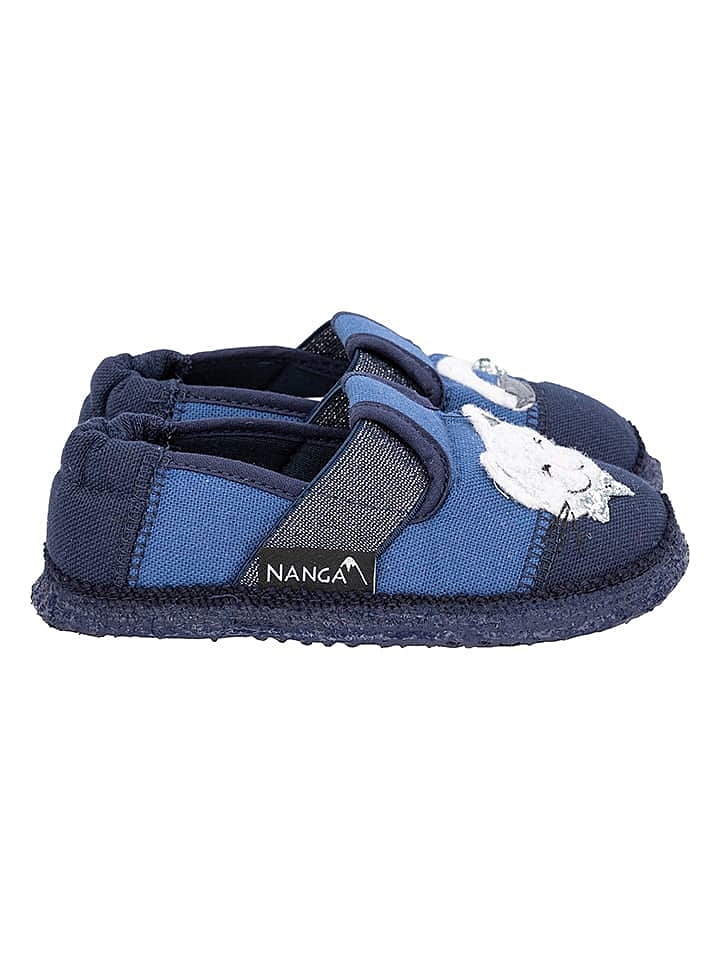 Nanga shoes Hausschuhe in Dunkelblau günstig kaufen 34