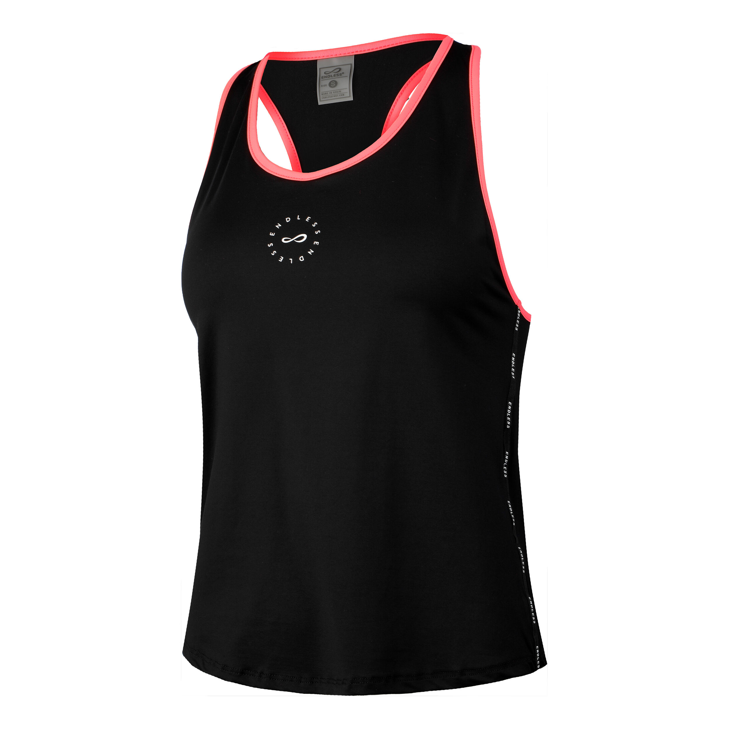 Elite T-Shirt Damen - Schwarz, Pink