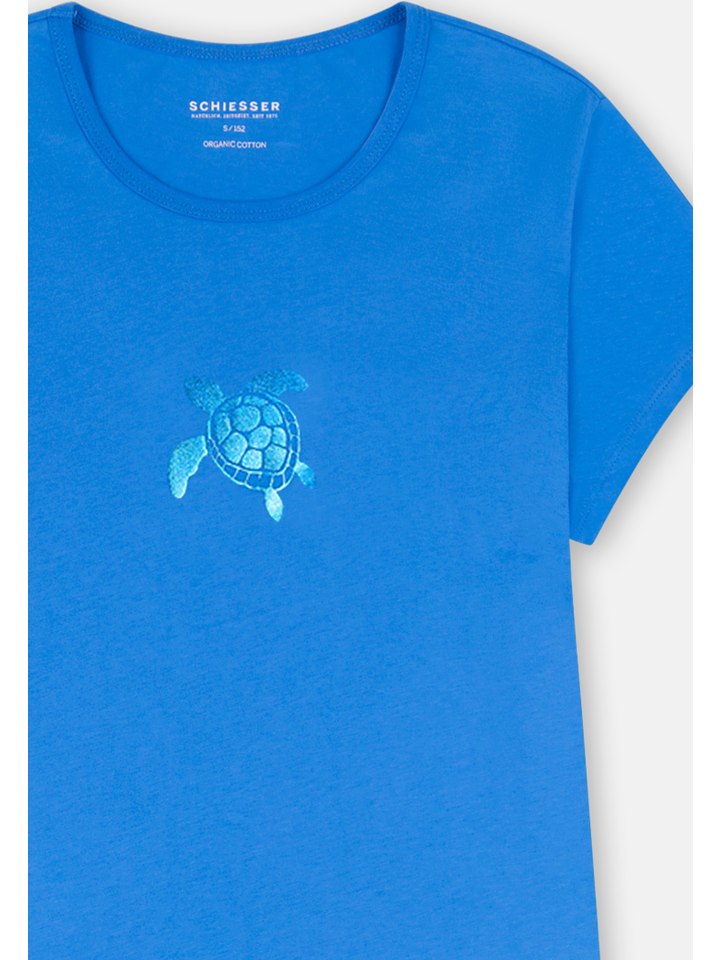 Schiesser Schlafanzug Nightwear Cotton in Aquarium günstig kaufen 176