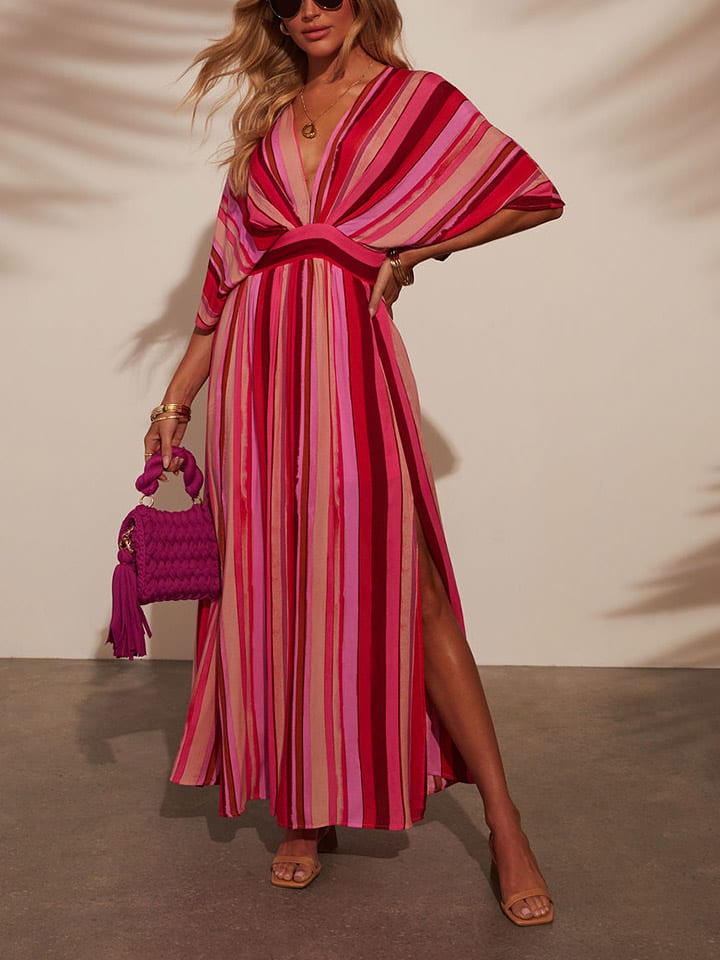 LA Angels Kleid in Pink/ Rot günstig kaufen