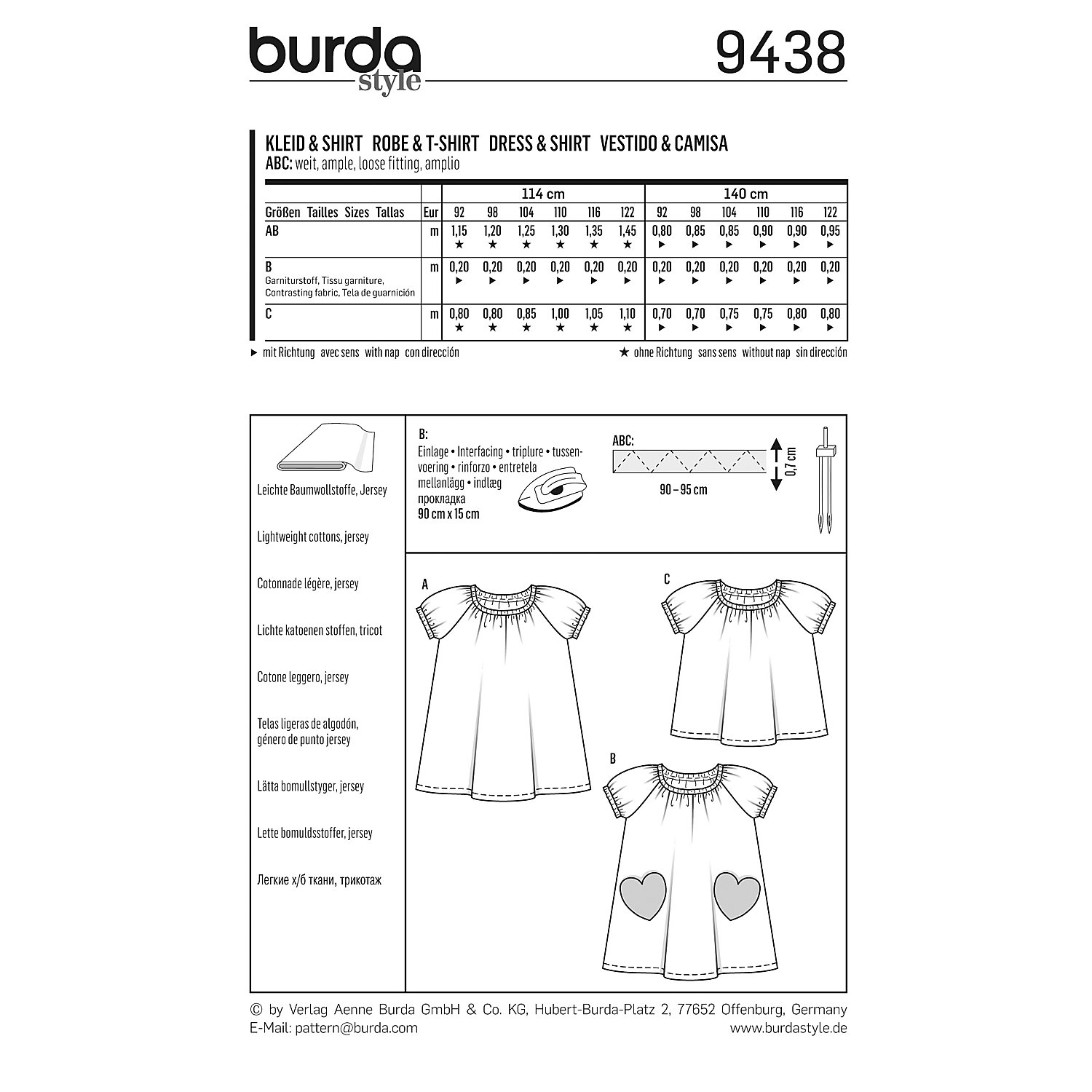 burda Schnitt 9438 