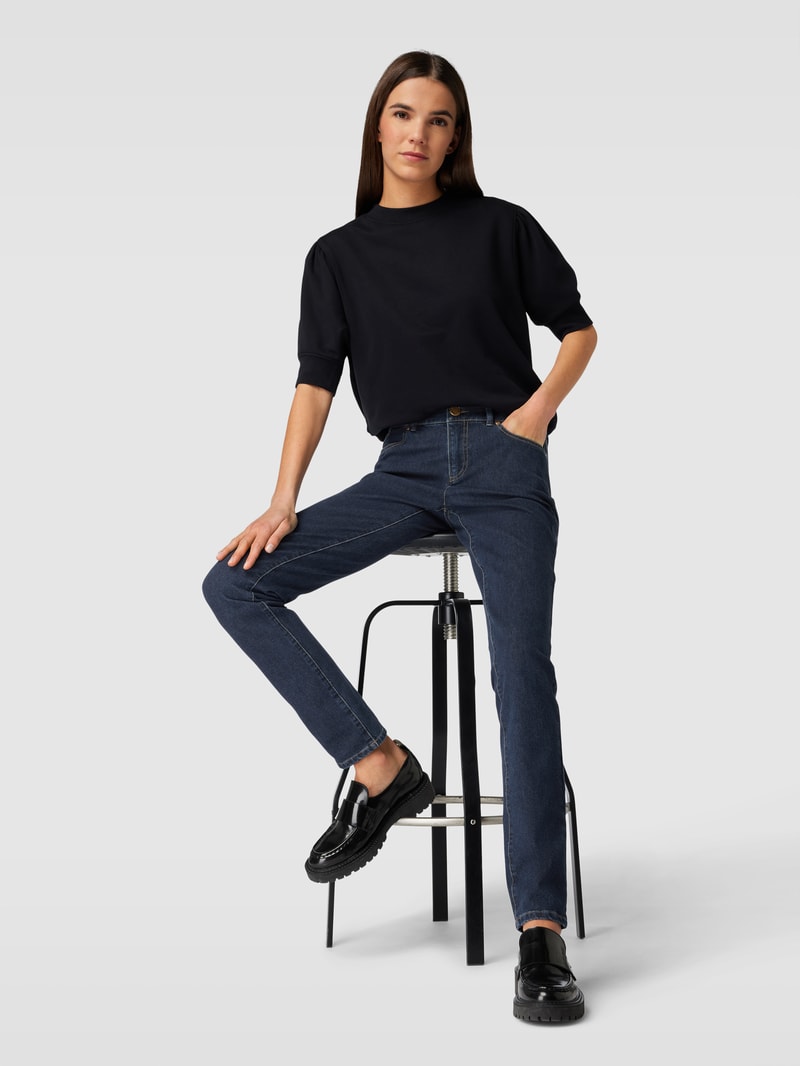 Jeans mit 5-Pocket-Design Modell 'CLAIRE' in dunkelblau