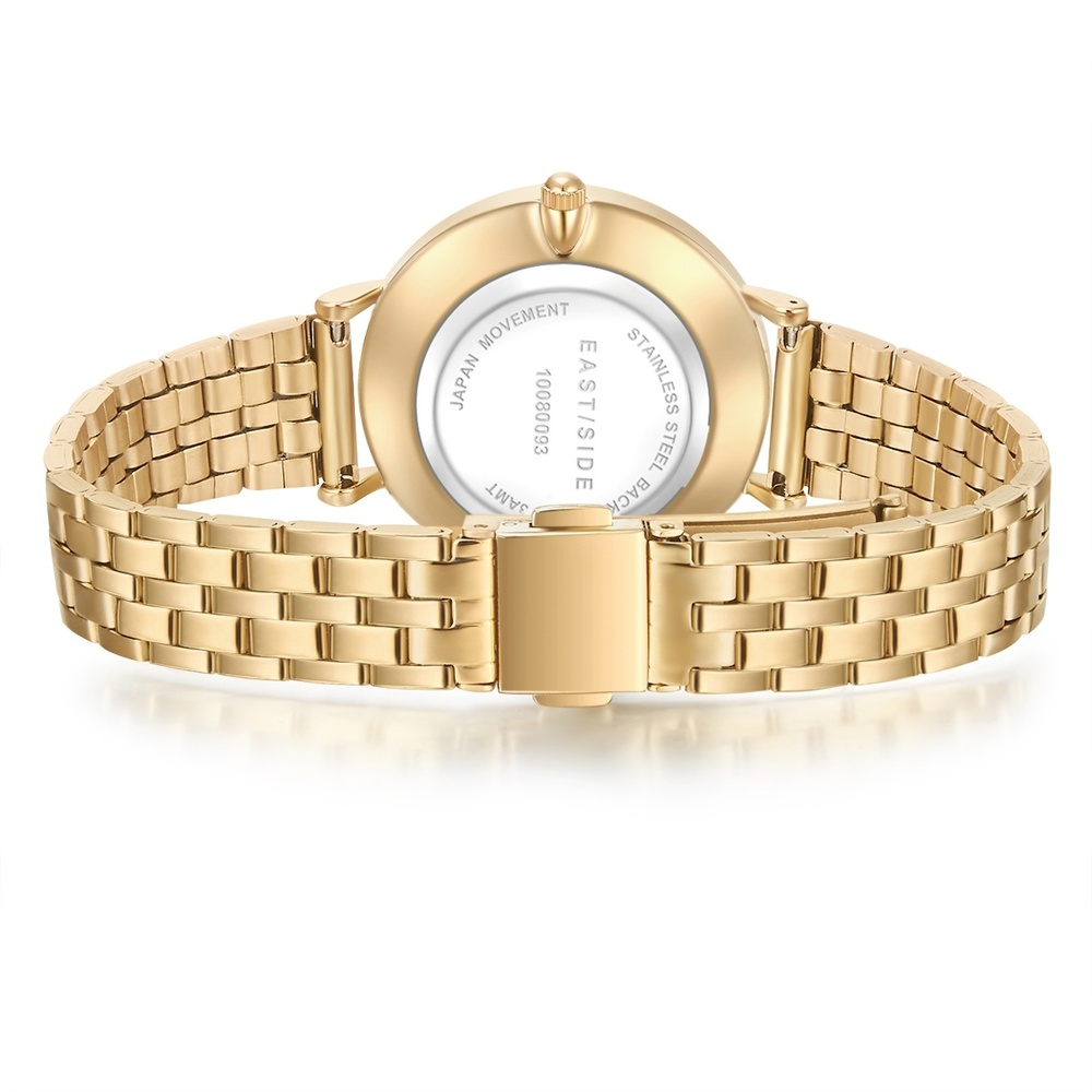 EASTSIDE Montre à quartz Bloomfield en Or jaune Acier inoxydable en Or jaune Montre