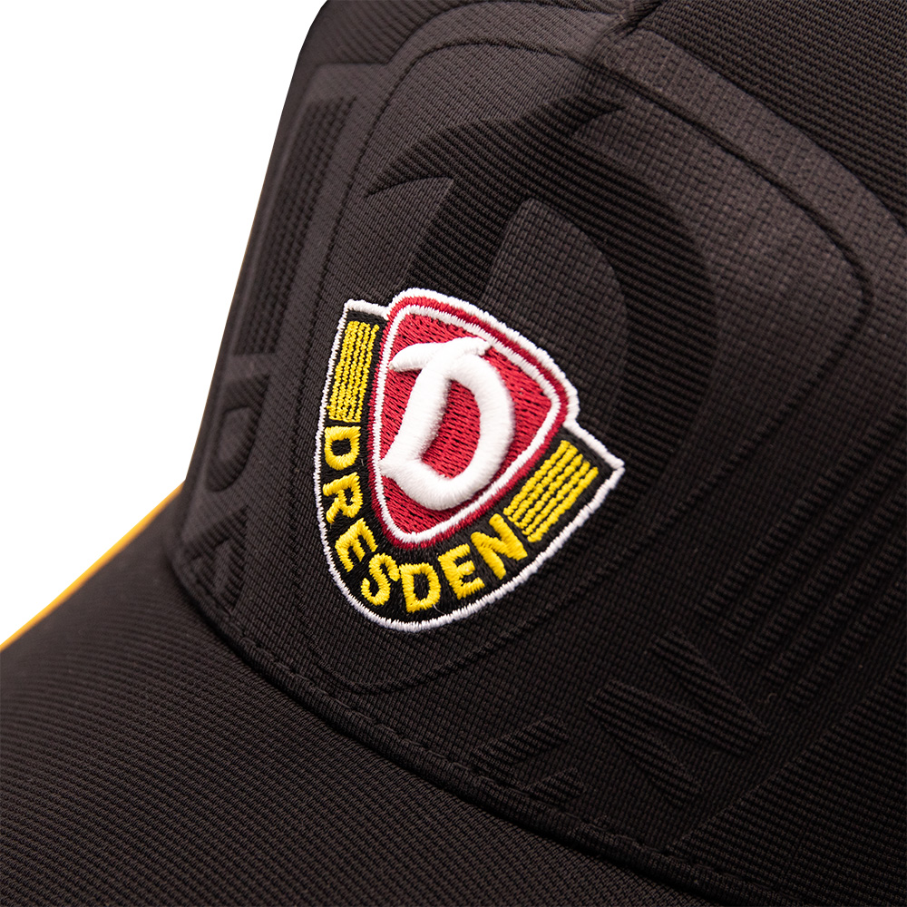 Basecap PRÄGUNG Snapback schwarz