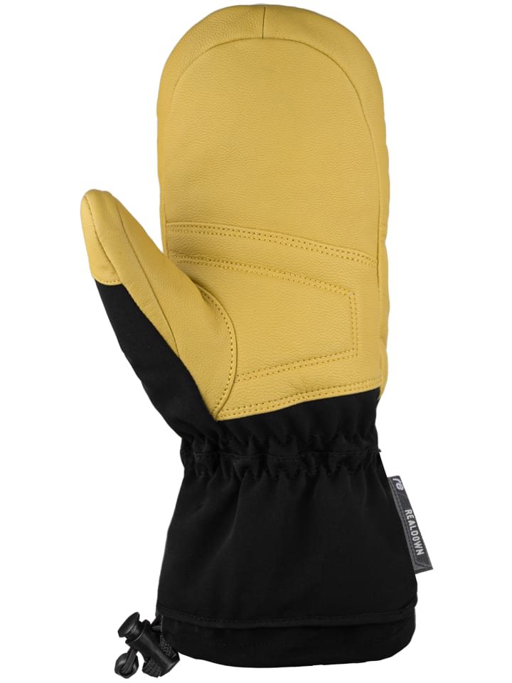 Reusch Fäustlinge Down Spirit GORE-TEX Mitten in 7490 black / camel günstig kaufen