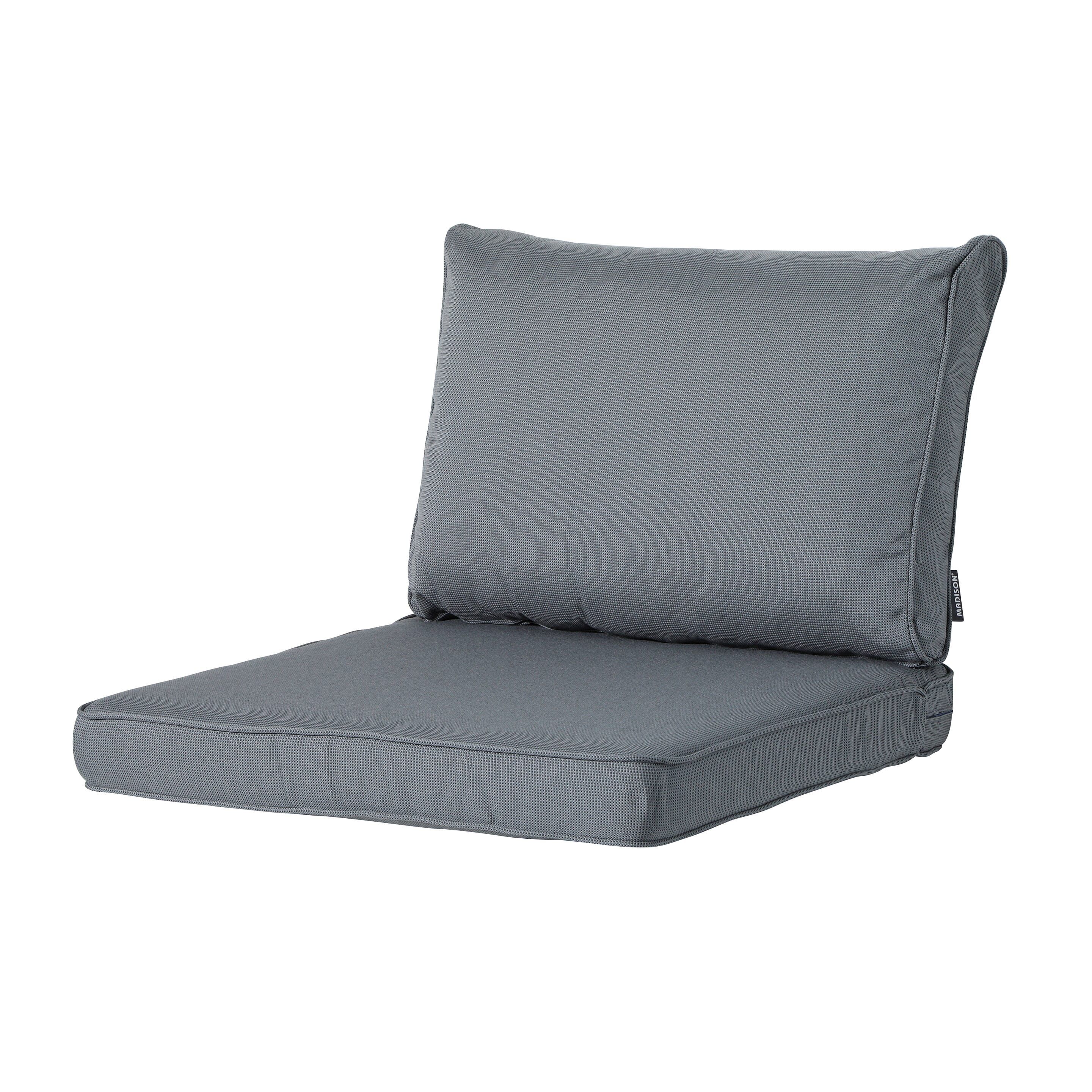 Madison Rib Grey 73x40 Loungekissen