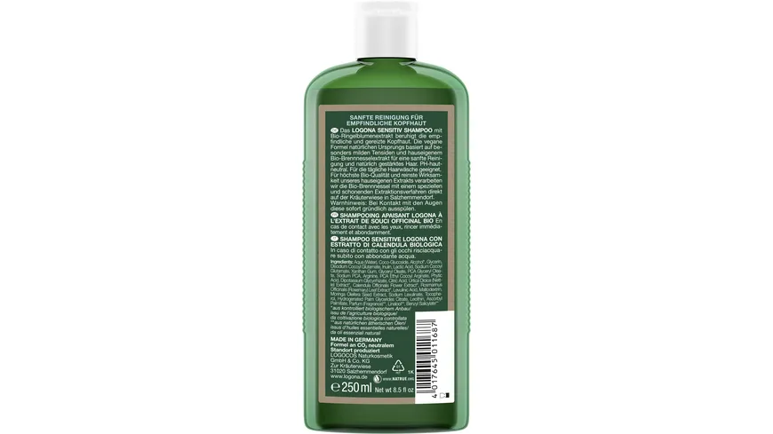 LOGONA Sensitive Shampoo Bio-Ringelblume 250 ml
